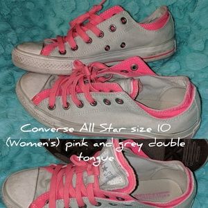 Pink and grey chucks